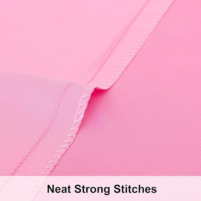NTBAY 12 Pack Satin Queen Pillowcases for Hair and Skin, Luxurious and Silky Pillow Cases with Envelope Closure, 20 x 30 Inches, Pink