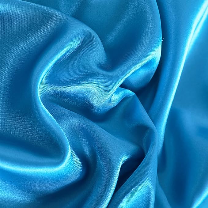 NTBAY 12 Pack Satin King Pillowcases for Hair and Skin, Luxurious and Silky Pillow Cases with Envelope Closure, 20 x 36 Inches, Royal Blue
