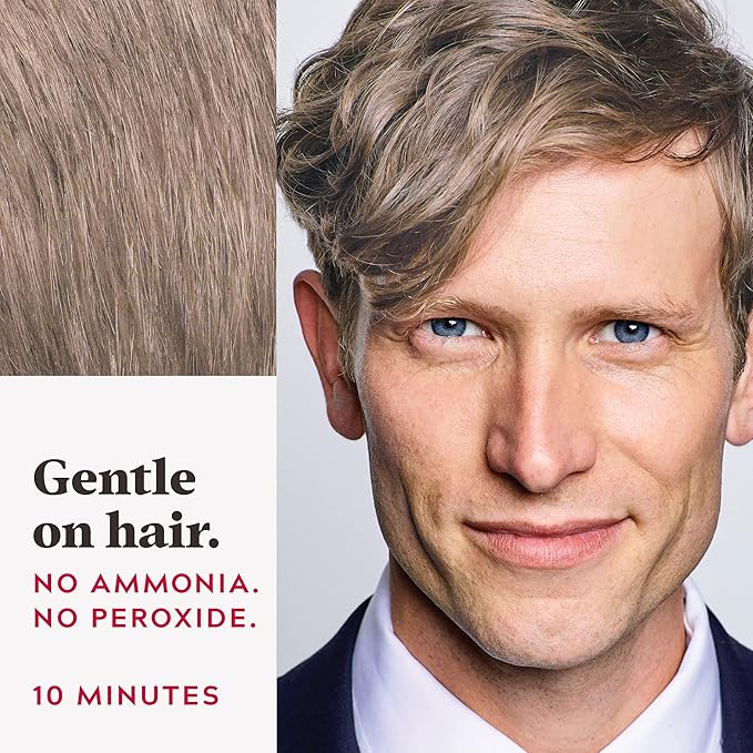 Just For Men Easy Comb-In Color Mens Hair Dye, Easy No Mix Application with Comb Applicator - Sandy Blond, A-10, Pack of 1