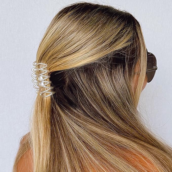 Camila Paris CP3520 French Small Hair Clips for Women Thick Hair for Long Curly Wavy Hair, Girls Hair Claw Clip, Durable Styling Big Claw Clip for Thick Hair, Strong Hold No Slip Grip, Made in France