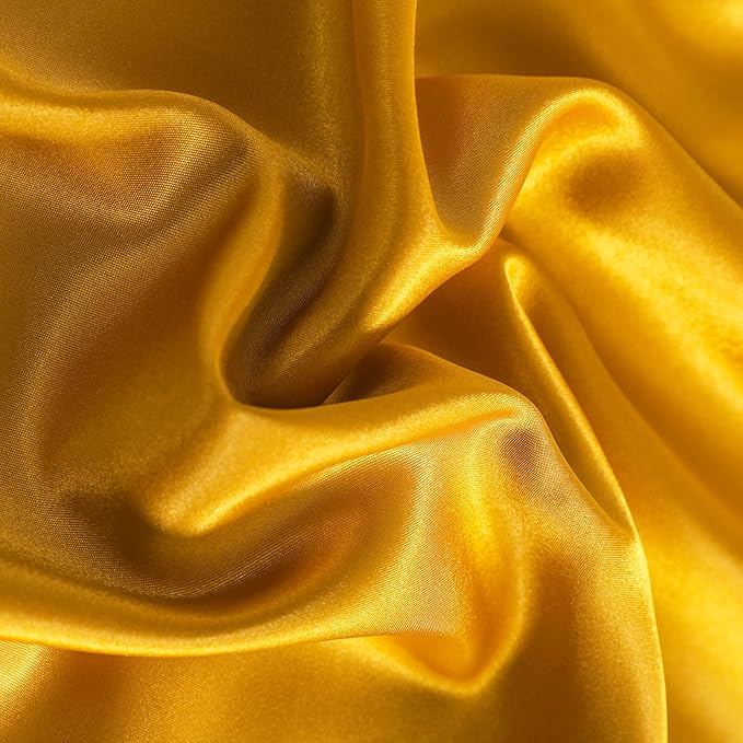 NTBAY 12 Pack Satin King Pillowcases for Hair and Skin, Luxurious and Silky Pillow Cases with Envelope Closure, 20 x 36 Inches, Golden Brown