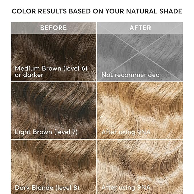 Madison Reed Radiant Hair Color Kit - 9NA Medium Cool Blonde with Ash Undertones (Pisa Blonde), Dimensional Gray Hair Blending Permanent Hair Dye, PPD-Free & Ammonia-Free, 2 Pack