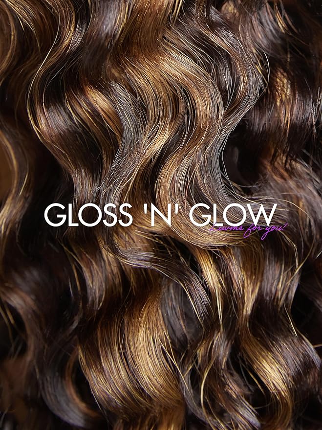 LUVME HAIR 18 Inch Highlight Brown Curly Lace Front Wig Human Hair Pre Cut Lace Glueless 5X5 Closure Wig Pre Plucked For Women 180 Density