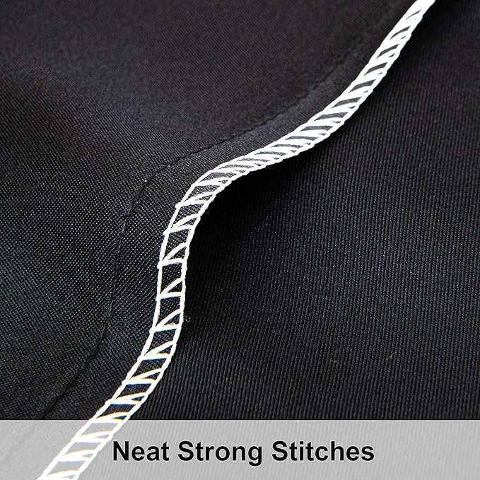 NTBAY 2 Pack Satin Queen Pillowcases for Hair and Skin, Luxurious and Silky Pillow Cases with Envelope Closure, 20x30 Inches, Black
