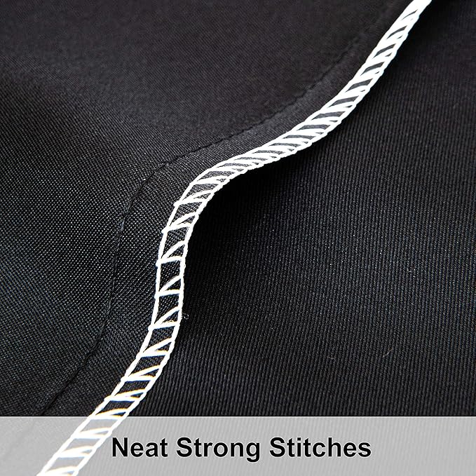 NTBAY 12 Pack Satin Standard Pillowcases for Hair and Skin, Luxurious and Silky Pillow Cases with Envelope Closure, 20x26 Inches, Black